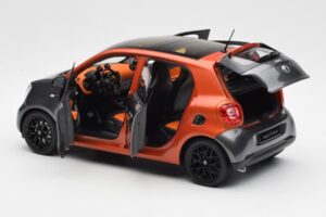 Smart Forfour W453 Lava Orange Graphit Grau Norev 1:18 B66960298 Druckguss — Bild 5 von 8