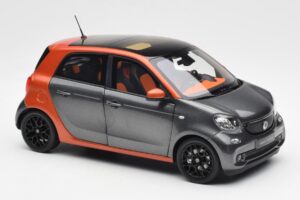 Smart Forfour W453 Lava Orange Graphit Grau Norev 1:18 B66960298 Druckguss — Bild 6 von 8