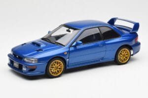 Subaru Impreza 22B Upgraded Version Blau Mit Goldfelgen AUTOart 1:18 78602 Druckguss