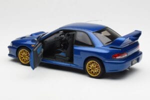Subaru Impreza 22B Upgraded Version Blau Mit Goldfelgen AUTOart 1:18 78602 Druckguss — Bild 5 von 8