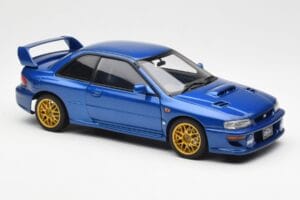 Subaru Impreza 22B Upgraded Version Blau Mit Goldfelgen AUTOart 1:18 78602 Druckguss — Bild 6 von 8
