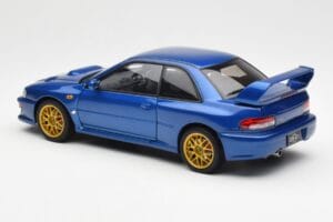 Subaru Impreza 22B Upgraded Version Blau Mit Goldfelgen AUTOart 1:18 78602 Druckguss — Bild 7 von 8