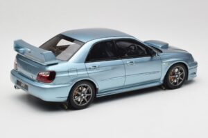 Subaru Impreza WRX STi WR1 GD P. Solberg Edition Ice Blue Metallic Otto 1:18 OT1114 Resin — Bild 2 von 6