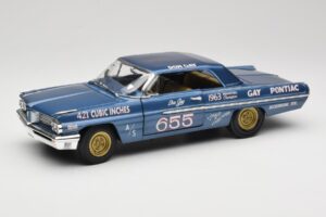 Pontiac Catalina Super Duty Super Stock #655 Blau 1962 Auto World 1:18 AW201/06 Druckguss