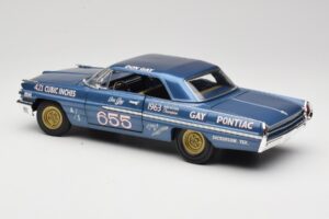 Pontiac Catalina Super Duty Super Stock #655 Blau 1962 Auto World 1:18 AW201/06 Druckguss — Bild 7 von 8