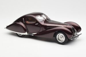 Talbot-Lago T150 C-SS Figoni & Falaschi Teardrop Dunkel Bordeaux Metallic CMC 1:18 M-179 Druckguss — Bild 6 von 6