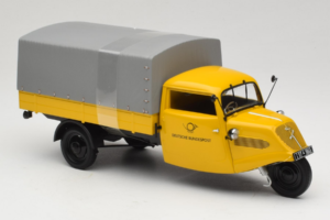 Tempo Hanseat Kastenwagen Deutsche Post Minichamps 1:18 TEMPO001 Druckguss — Bild 4 von 6