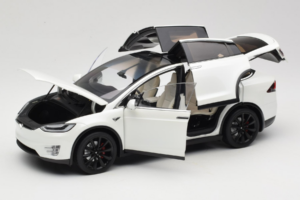 Tesla Model X Weiß OEM 1:18 TESLA001 Druckguss — Bild 2 von 8