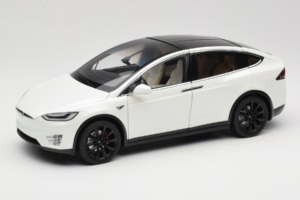 Tesla Model X Weiß OEM 1:18 TESLA001 Druckguss