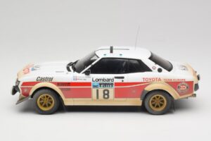Toyota Celica 2000 GT RA21 #18 J-L. Therier RAC Rally 1977 IXO 1:18 18RMC189C Druckguss — Bild 3 von 6