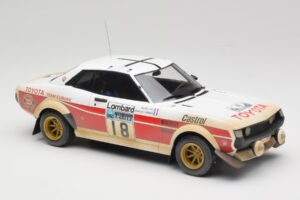 Toyota Celica 2000 GT RA21 #18 J-L. Therier RAC Rally 1977 IXO 1:18 18RMC189C Druckguss — Bild 4 von 6