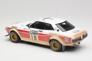 Toyota Celica 2000 GT RA21 #18 J-L. Therier RAC Rally 1977 IXO 1:18 18RMC189C Druckguss — Bild 5 von 6
