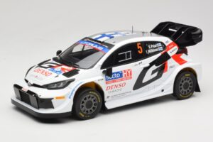 Toyota GR Yaris Rally1 #5 Toyota Gazoo Racing WRT S. Pajari / E. Malkonen Rally Finland 2024 IXO 1:18 18RMC217 Druckguss