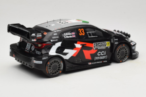 Toyota GR Yaris WRC #33 E. Evans / S. Martin Rally Monte Carlo 2025 IXO 1:18 18RMC229B Druckguss — Bild 2 von 6