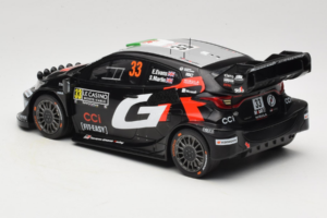 Toyota GR Yaris WRC #33 E. Evans / S. Martin Rally Monte Carlo 2025 IXO 1:18 18RMC229B Druckguss — Bild 5 von 6