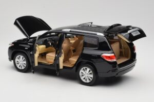 Toyota Highlander XU40 Schwarz Paudi Model 1:18 2043612-B1 Druckguss — Bild 5 von 8