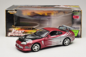 Toyota Supra A80 Fast & Furious Lila Silber ERTL 1:18 33708 Druckguss — Bild 6 von 6