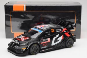 Toyota Yaris Rally1 WRC #33 E. Evans / S. Martin Rally Monte Carlo Night Version 2024 IXO 1:18 18RMC197 Druckguss — Bild 6 von 6