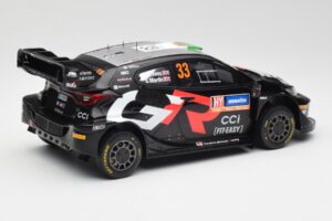 Toyota Yaris Rally1 WRC #33 E. Evans / S. Martin Rally Sweden 2024 IXO 1:18 18RMC200 Druckguss — Bild 2 von 6