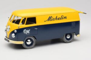 Volkswagen T1 Combi Michelin Schwarz & Gelb Solido 1:18 9406 Druckguss — Bild 2 von 8