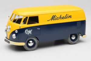 Volkswagen T1 Combi Michelin Schwarz & Gelb Solido 1:18 9406 Druckguss