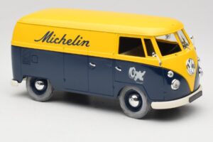 Volkswagen T1 Combi Michelin Schwarz & Gelb Solido 1:18 9406 Druckguss — Bild 6 von 8