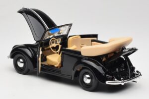Volkswagen Käfer Cabriolet Schwarz Maisto 1:18 37800-M6 Druckguss — Bild 5 von 8
