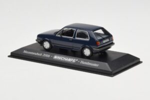 Volkswagen Golf Mk2 Blau Messehandmuster Minichamps 1:43 GOLFHANDMUSTER Druckguss — Bild 3 von 4