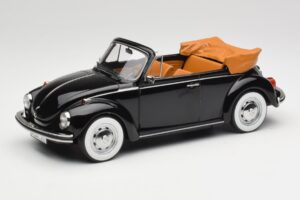 Volkswagen Beetle 1303 Cabriolet Schwarz Norev 1:18 188533 Druckguss