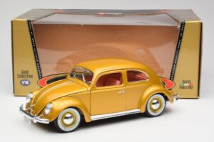 Volkswagen Beetle Gold Bburago 1:18 3361 Druckguss — Bild 8 von 8