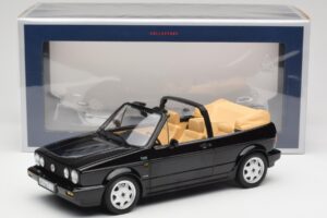 Volkswagen Golf Mk1 Cabriolet Schwarz Norev 1:18 188568 Druckguss — Bild 6 von 6