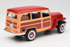 Willys Jeep Station Wagon Rot Road Signature 1:18 92858 Druckguss — Bild 3 von 8
