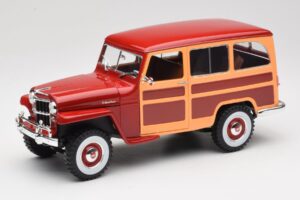 Willys Jeep Station Wagon Rot Road Signature 1:18 92858 Druckguss