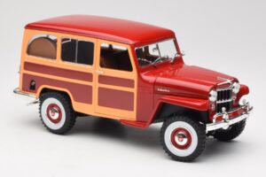 Willys Jeep Station Wagon Rot Road Signature 1:18 92858 Druckguss — Bild 6 von 8